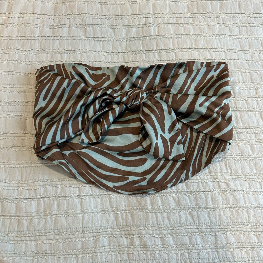 Zebra tube top